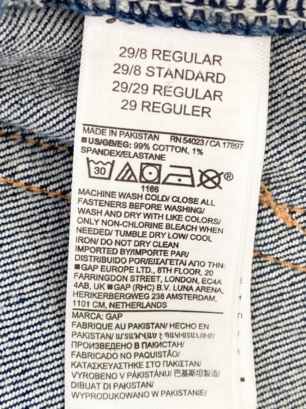Gap High Rise Stride Wide Leg Jeans - Picture 8 of 8